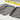 Geometric metal wall decor panels ready for installation