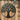 Metal tree of life outdoor wall art on a wooden fence