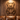 Metal teddy bear wall art above a leather recliner
