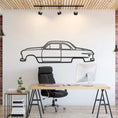 Load image into Gallery viewer, 1949 Club Coupe Metal Silhouette, Wall Decor, Metal Wall art
