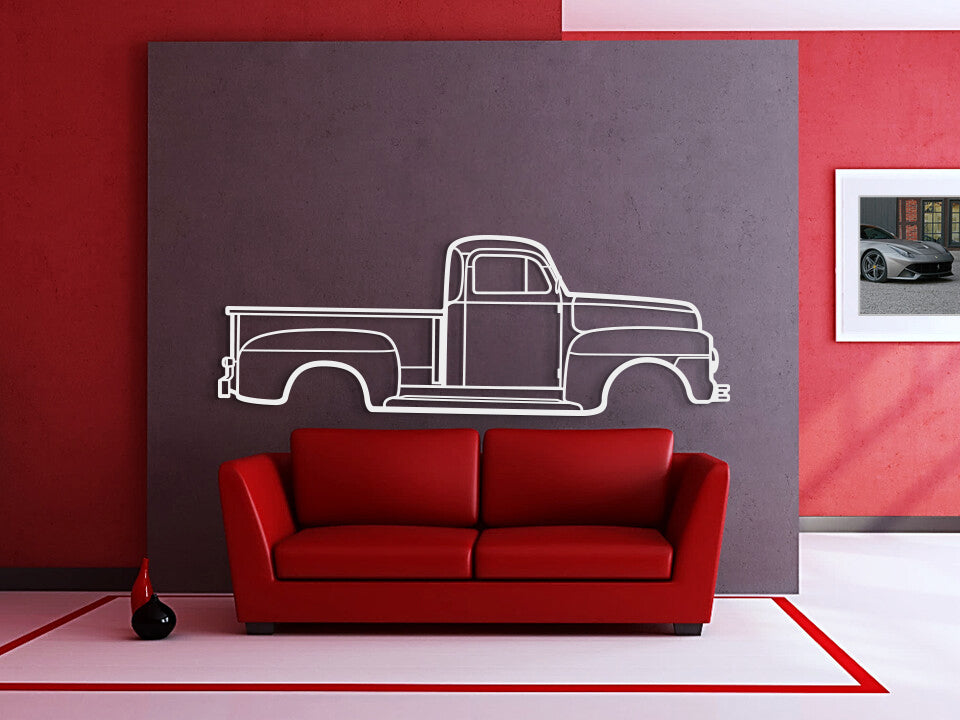 1951 F-150 Metal Silhouette