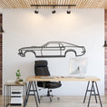 Load image into Gallery viewer, 1969 Mustang Mach 1 Metal Silhouette, Wall Decor, Metal Wall art
