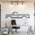 Load image into Gallery viewer, 1975 F 150 6th Gen Metal Silhouette, Wall Decor, Metal Wall art
