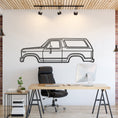 Load image into Gallery viewer, 1983 Bronco Metal Silhouette, Wall Decor, Metal Wall art
