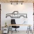 Load image into Gallery viewer, 1983 Bronco Pickup Metal Silhouette, Wall Decor, Metal Wall art
