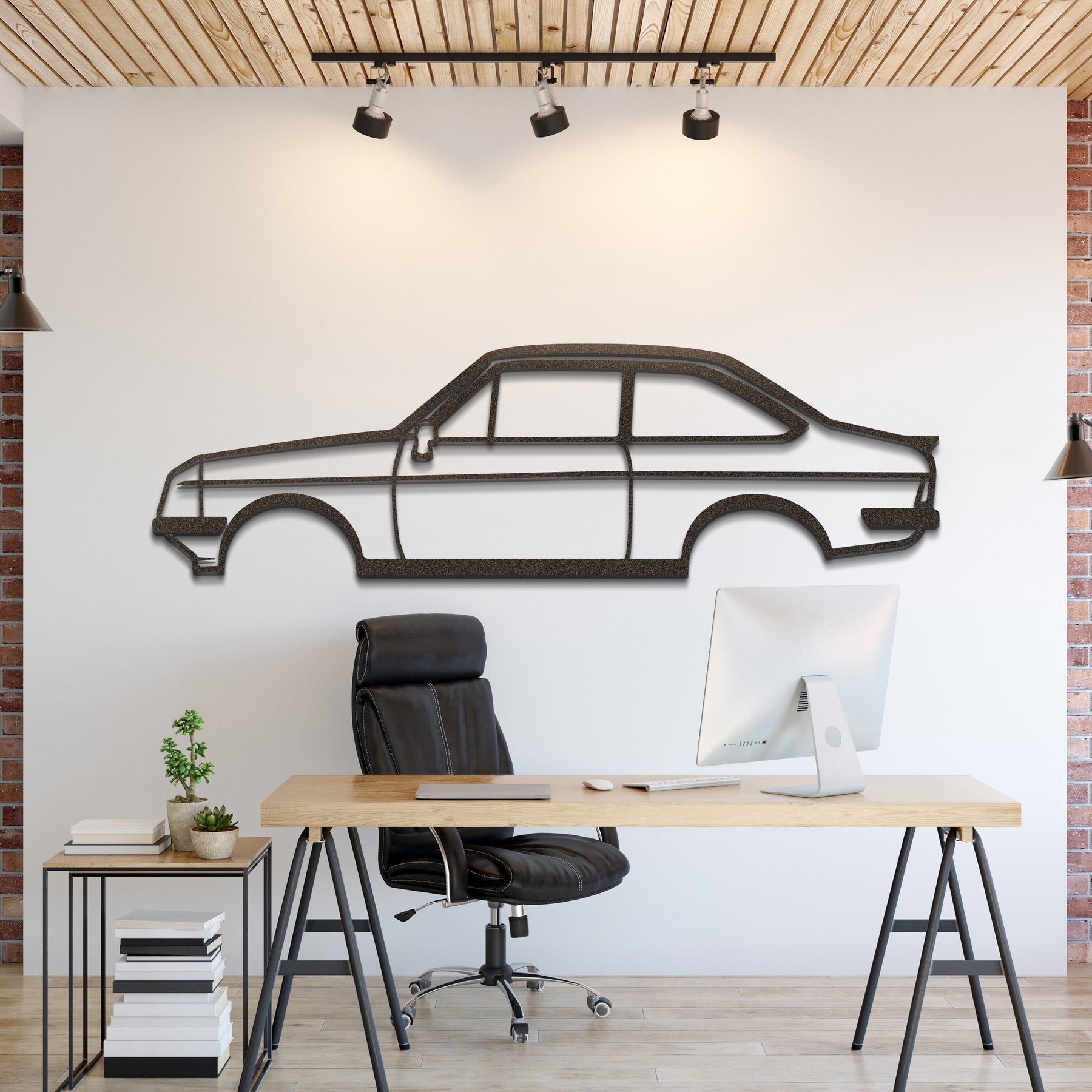 Escort MK2 Metal Silhouette, Wall Decor, Metal Wall art