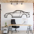 Load image into Gallery viewer, 1998 Carrera 4S Metal Silhouette, Wall Decor, Metal Wall art
