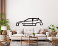 Load image into Gallery viewer, Civic EK Metal Silhouette, Wall Decor, Metal Wall art
