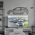 Load image into Gallery viewer, 2005 Fiesta ST 150 Metal Silhouette
