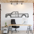 Load image into Gallery viewer, 2008 F 250 Super Duty 2nd Gen Metal Silhouette, Metal Wall art
