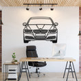 Load image into Gallery viewer, 2009 E90 Front View Metal Silhouette, Wall Decor, Metal Wall art
