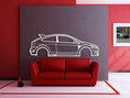 Load image into Gallery viewer, 2009 Focus ST MK2 Metal Silhouette
