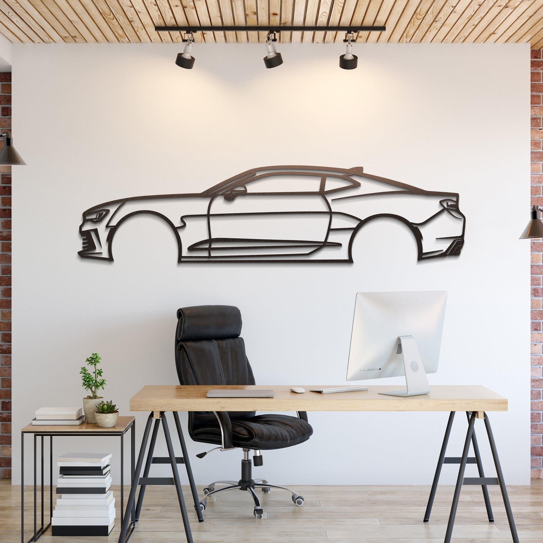 2016 Camaro Metal Silhouette, Wall Decor, Metal Wall art