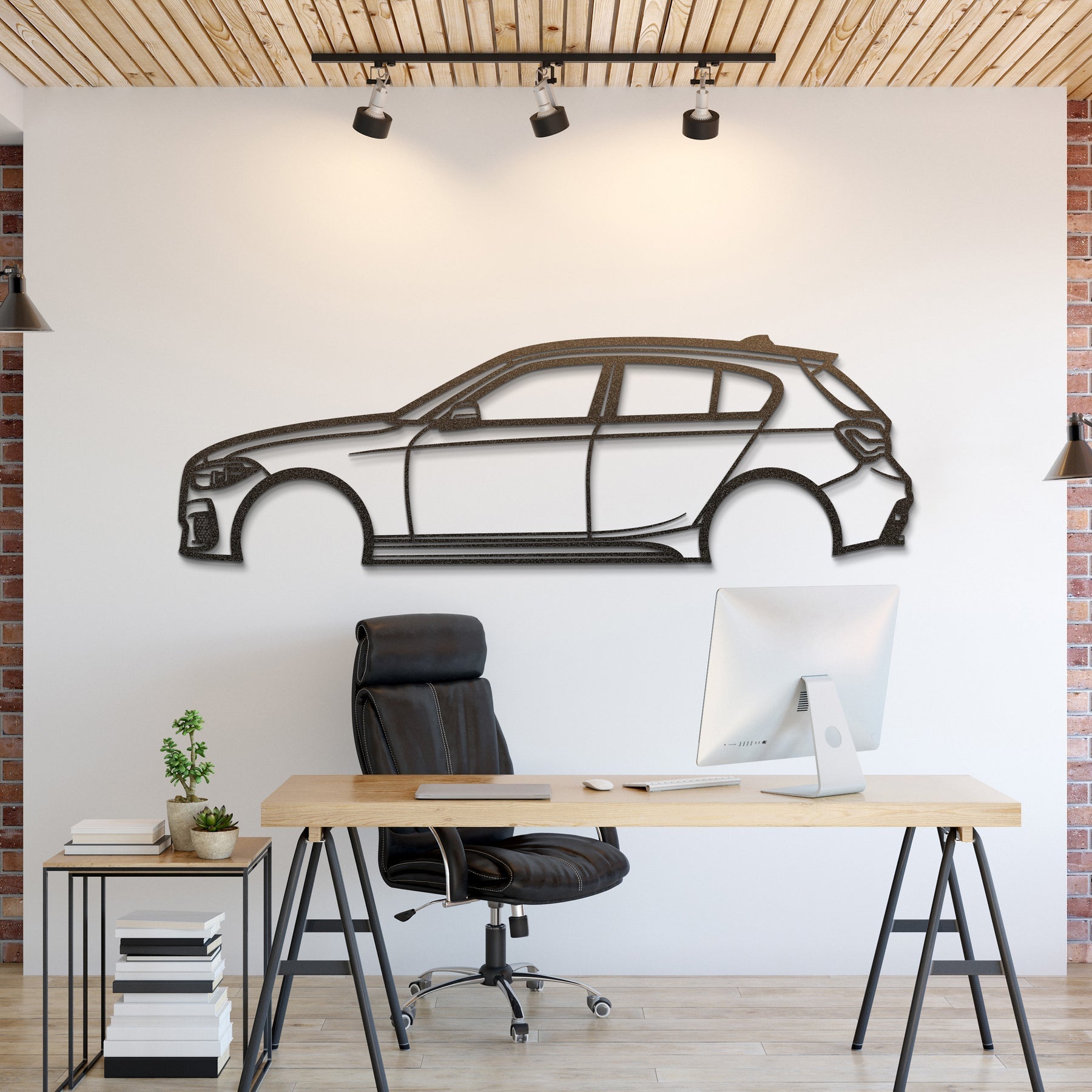 M140i Metal Silhouette, Wall Decor, Metal Wall art