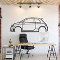 Load image into Gallery viewer, 2019 595 Abarth Metal Silhouette, Wall Decor, Metal Wall art
