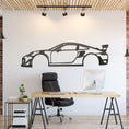 Load image into Gallery viewer, 2019 911 GT2 RS Metal Silhouette, Wall Decor, Metal Wall art
