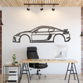 Load image into Gallery viewer, 2020 Cayman 981 GT4 Metal Silhouette, Wall Decor, Metal Wall art
