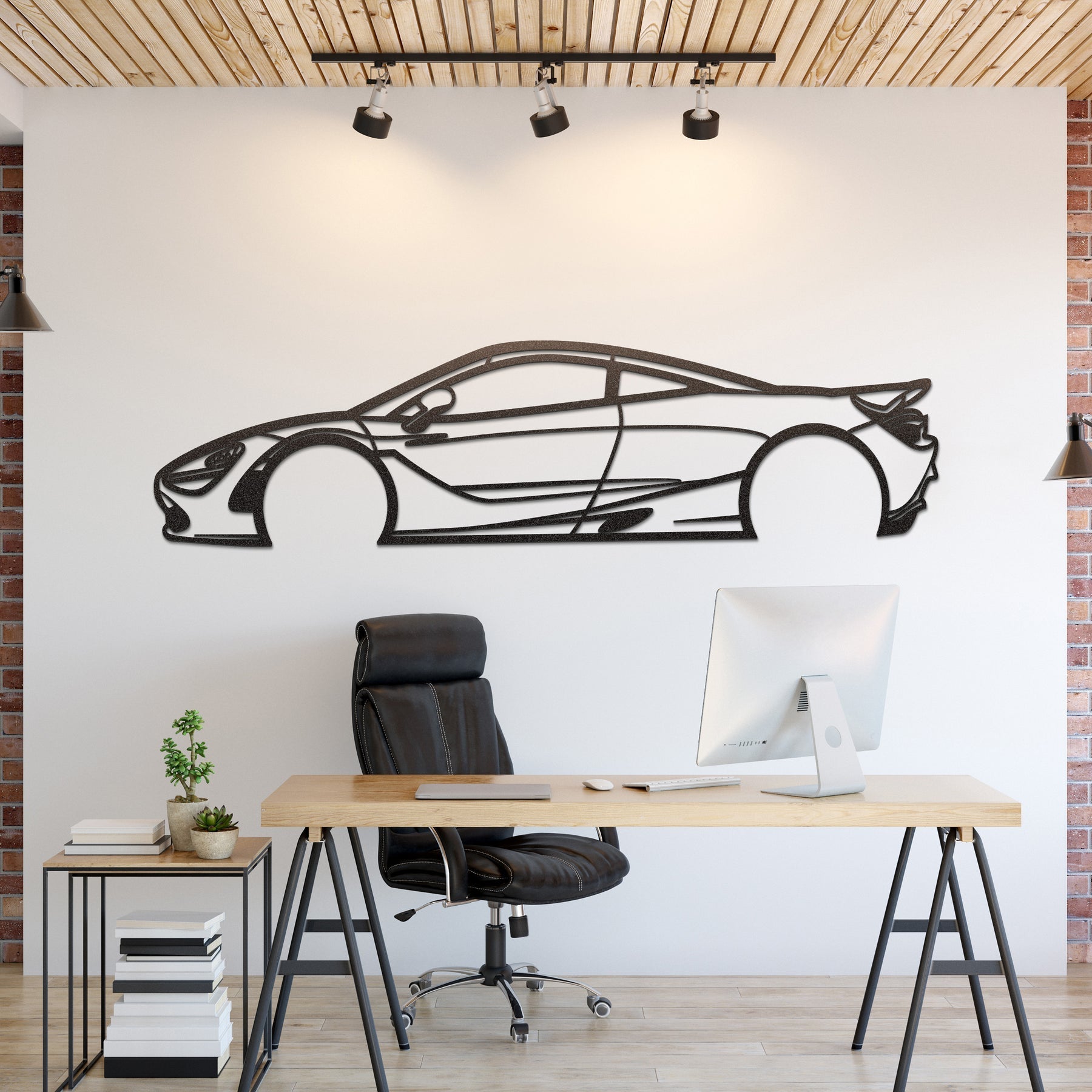 2022 720S Performance Metal Silhouette, Wall Decor, Metal Wall art