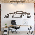 Load image into Gallery viewer, 2020 Cayman 718 GT4RS Metal Silhouette, Wall Decor, Metal Wall art
