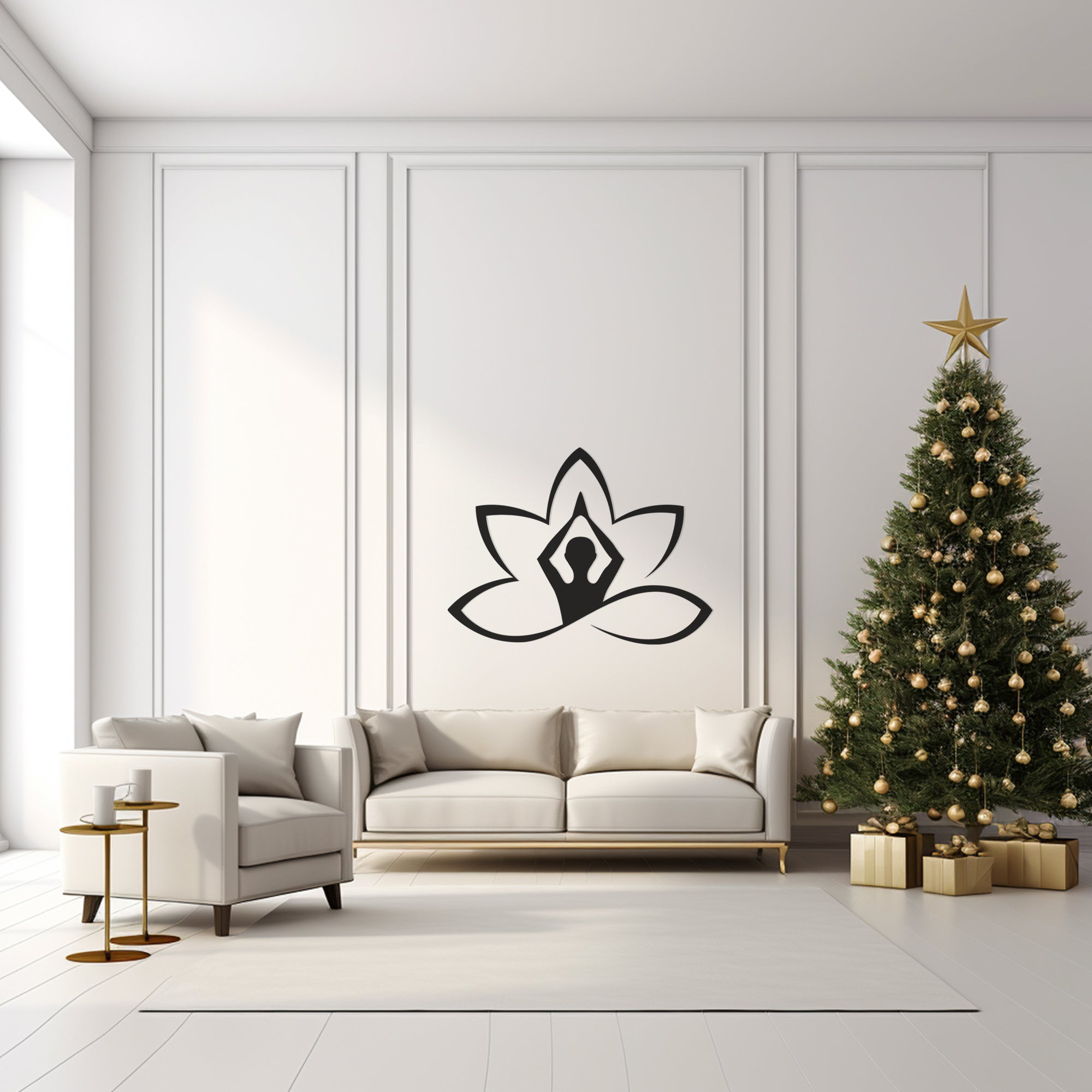 Zen Yoga Design Metal Wall Art