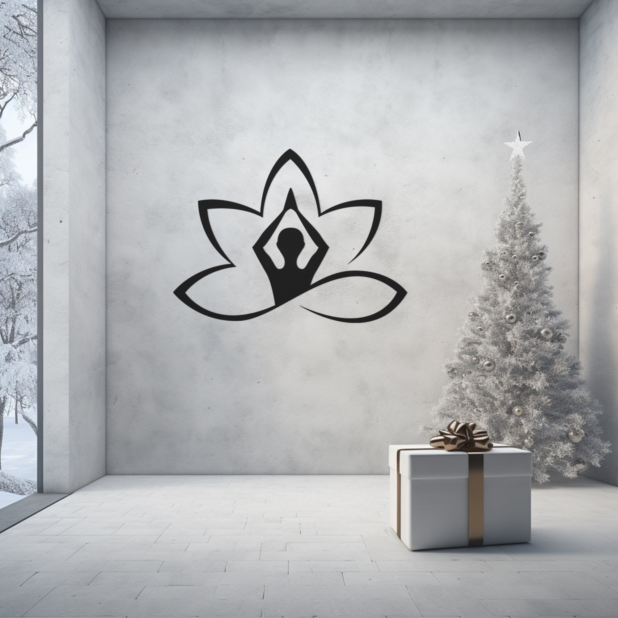 Zen Yoga Design Metal Wall Art