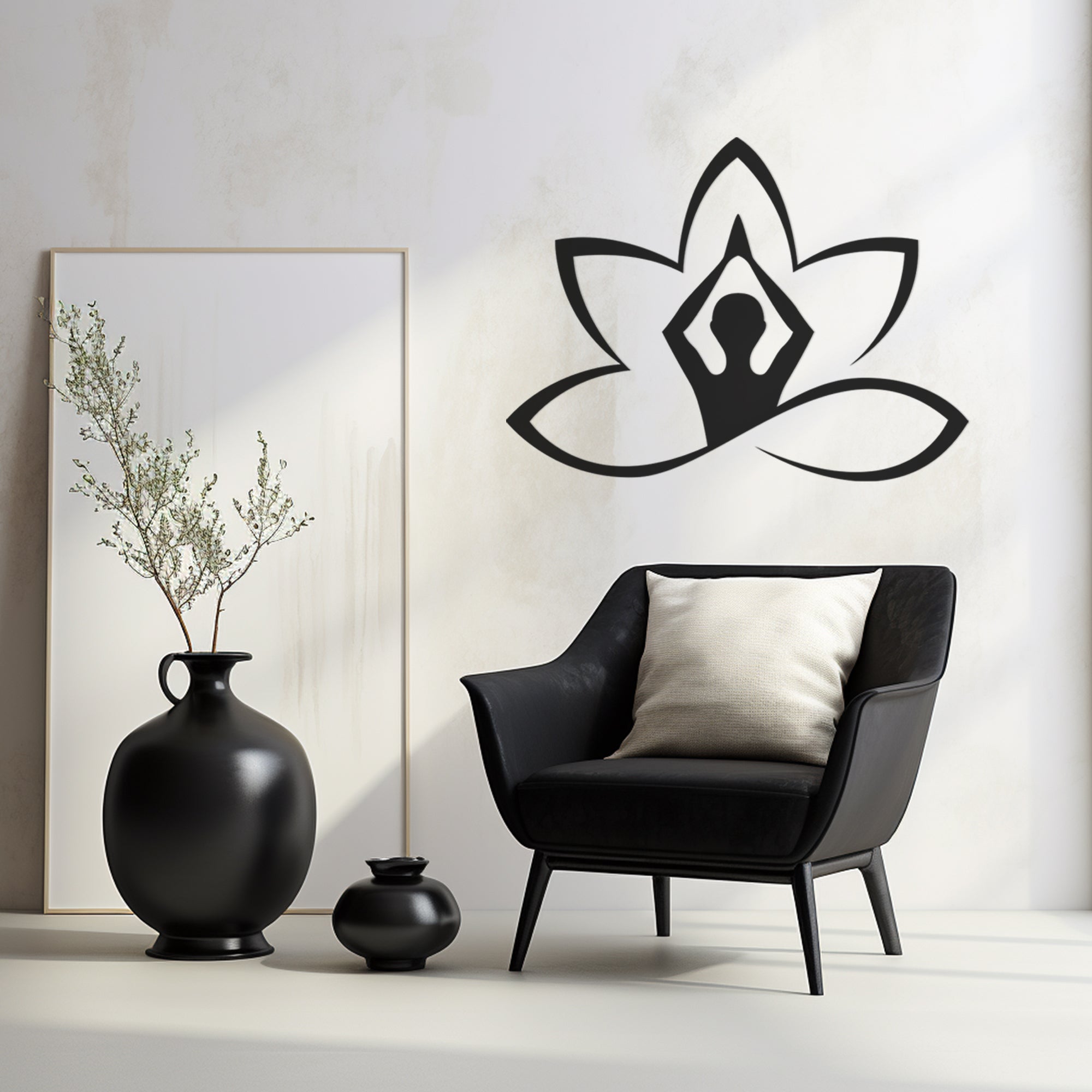 Zen Yoga Design Metal Wall Art