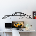 Load image into Gallery viewer, 911 Turbo Model 964 Metal Silhouette
