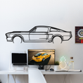 Load image into Gallery viewer, 1967 Mustang Detailed Metal Silhouette
