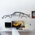 Load image into Gallery viewer, 911 Turbo Model 993 Metal Silhouette
