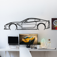 Load image into Gallery viewer, Corvette C7 Detailed Metal Silhouette
