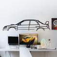 Load image into Gallery viewer, Subaru Impreza WRX STI GD Metal Silhouette
