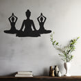 Load image into Gallery viewer, Relaxing Yoga Metal Wall Art
