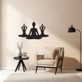 Load image into Gallery viewer, Relaxing Yoga Metal Wall Art
