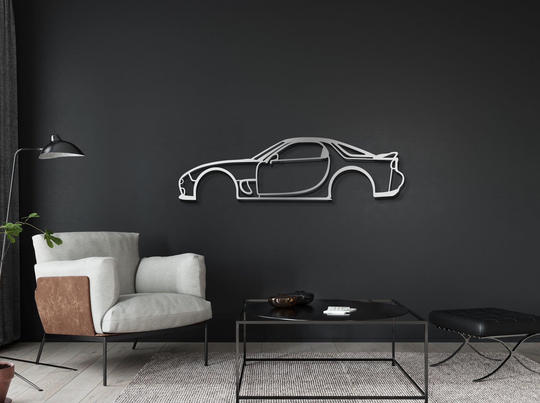 Mazda RX-7 Metal Silhouette