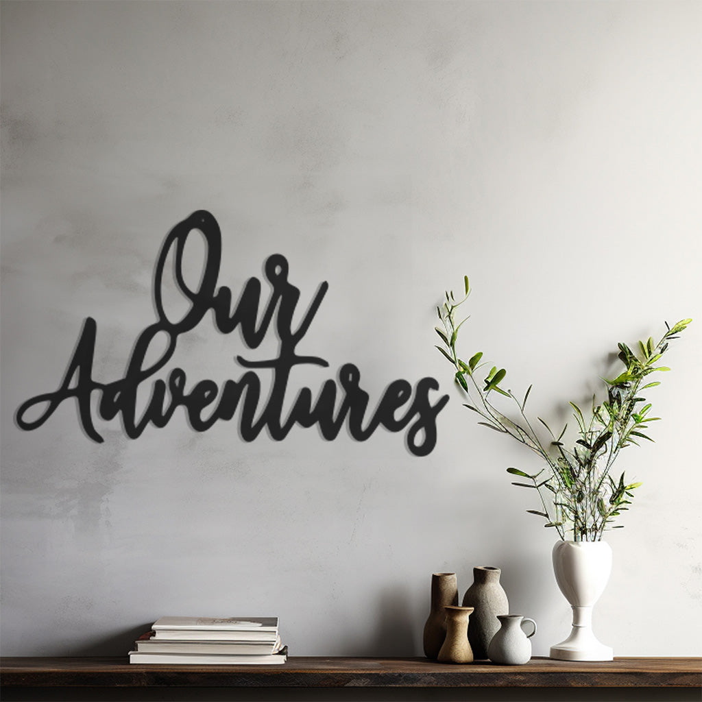 Our Adventures Metal Wall Art