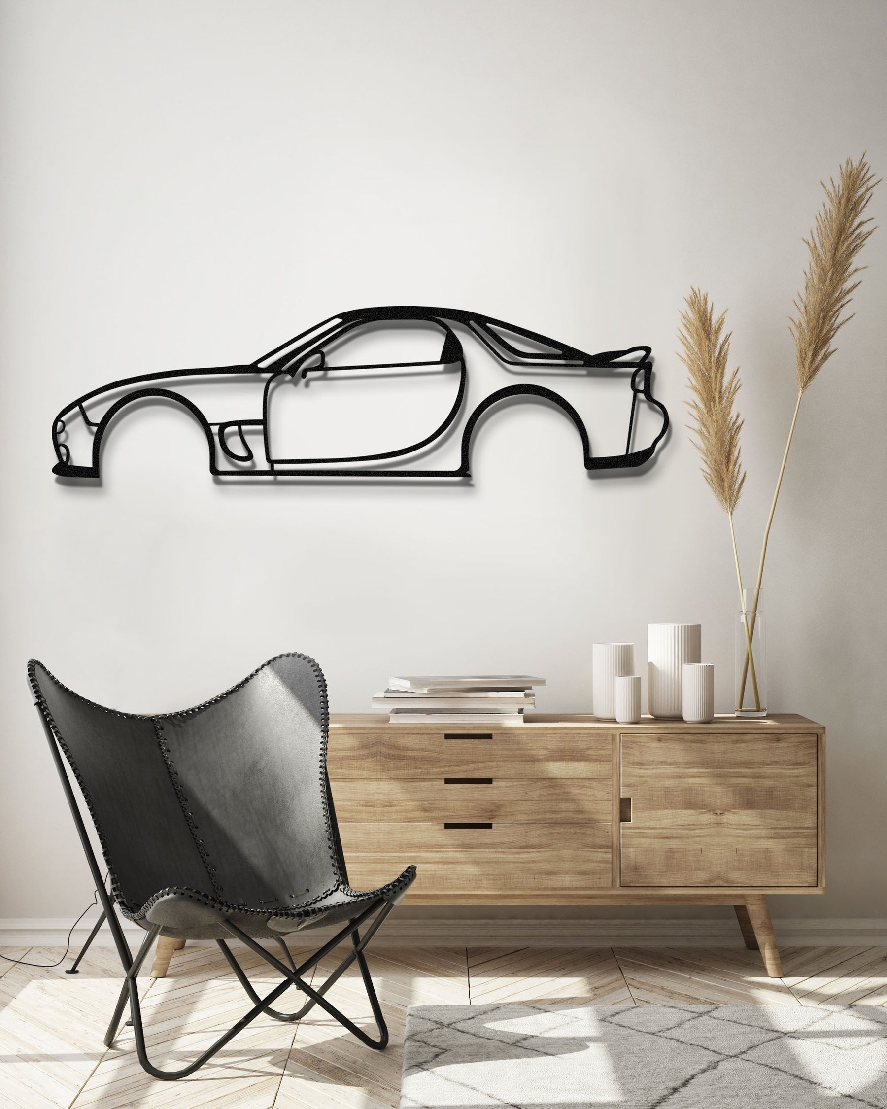 Mazda RX-7 Metal Silhouette