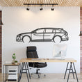 Load image into Gallery viewer, Peugeot 508 II SW PSE Detailed Metal Silhouette, Metal Wall art
