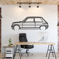 Load image into Gallery viewer, 5 Alpine Turbo 1983 Detailed Metal Silhouette, Metal Wall art
