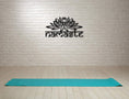 Load image into Gallery viewer, Metal Wall Art Namaste (25" x 13.5")
