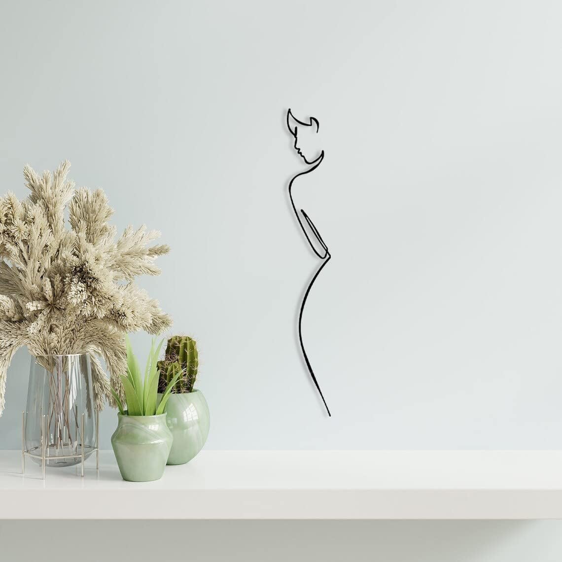 Minimalist Line Woman Nu Wall Art