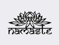 Load image into Gallery viewer, Metal Wall Art Namaste (25" x 13.5")
