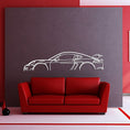 Load image into Gallery viewer, 718 GT4 RS Classic Metal Silhouette
