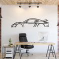 Load image into Gallery viewer, 718 GT4 RS Classic Metal Silhouette, Wall Decor, Metal Wall art
