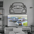 Load image into Gallery viewer, 911 GT2 RS Model 991 Front Metal Silhouette
