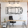 Load image into Gallery viewer, 911 GT2 RS Model 991 TOP Metal Silhouette, Wall Decor, Metal Wall art
