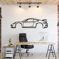 Load image into Gallery viewer, 911 GT3 Model 992 Metal Silhouette, Wall Decor, Metal Wall art
