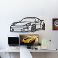 Load image into Gallery viewer, 911 GT3 Model 991 Front Angle Metal Silhouette
