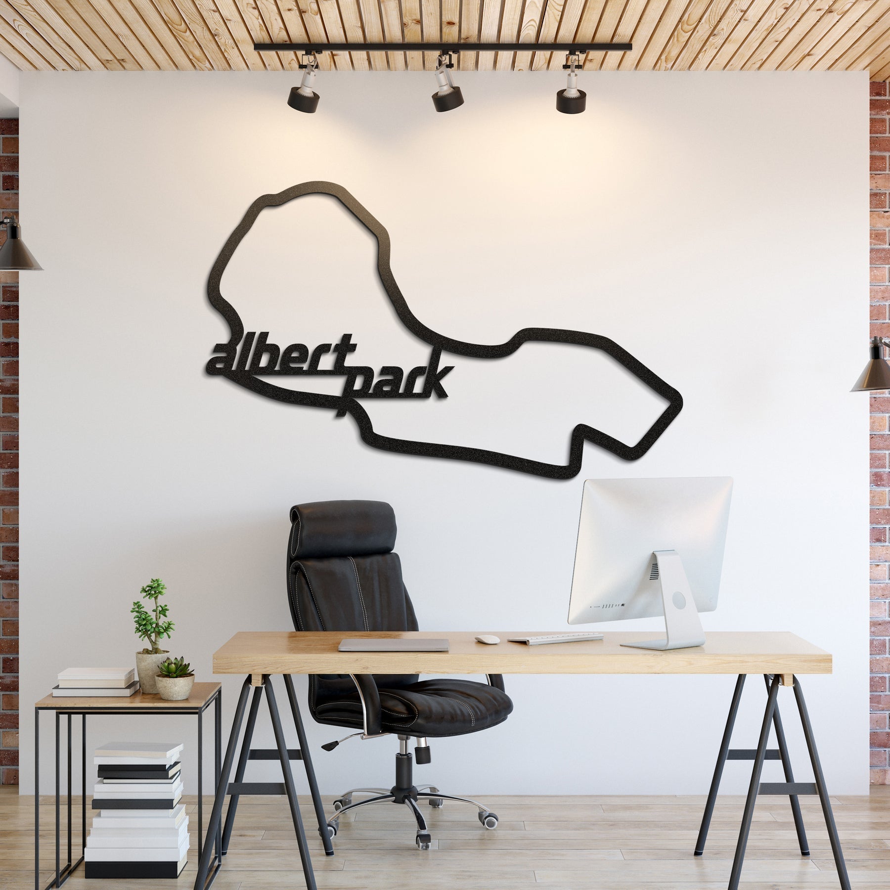 Albert Park Formula 1 Metal Circuit, Wall Decor, Metal Wall art