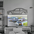 Load image into Gallery viewer, E46 Coupe Facelift Metal Silhouette
