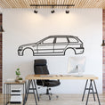 Load image into Gallery viewer, E46 Touring Metal Silhouette, Wall Decor, Metal Wall art
